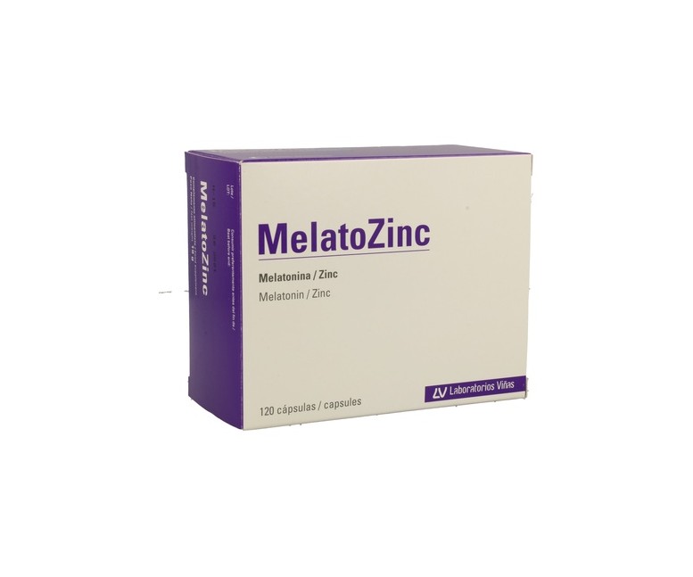 MelatoZinc (Melatonina y Zinc) 120 cápsulas Laboratorios Viñas
