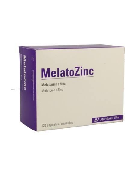 MelatoZinc (Melatonina y Zinc) 120 cápsulas Laboratorios Viñas