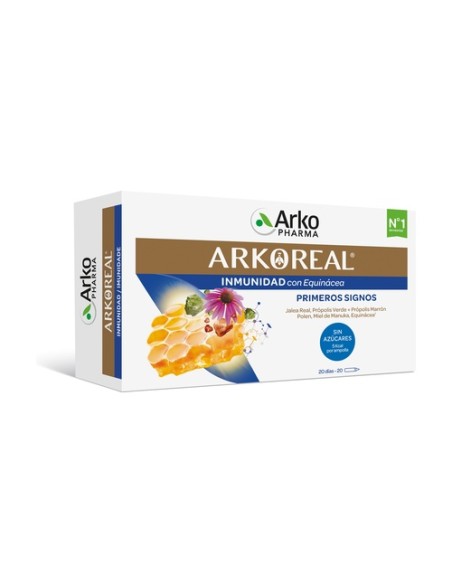 Arkoreal Jalea Real Inmunidad Sin Azúcar 20 ampollas Arkopharma