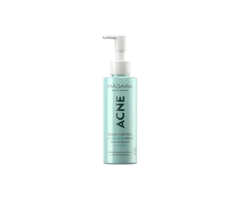Limpiador purificante para controlar el sebo de acne 140 ml Mádara