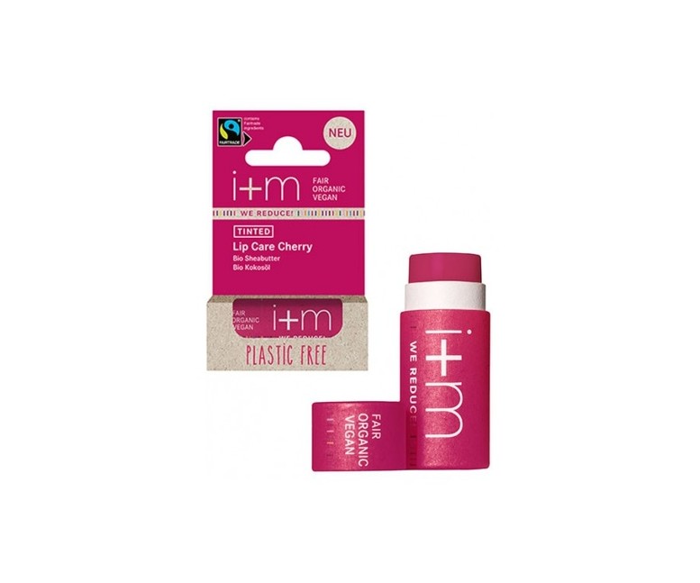 Bálsamo labial color cereza 4,8 g (Cereza) I+M Naturkosmetik Berlin