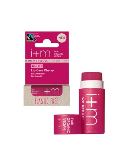 Bálsamo labial color cereza 4,8 g (Cereza) I+M Naturkosmetik Berlin