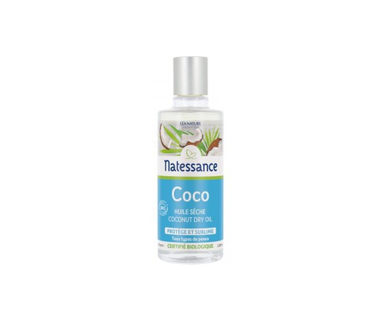 Coco orgánico para rostro, cuerpo y cabello 100 ml Natessance
