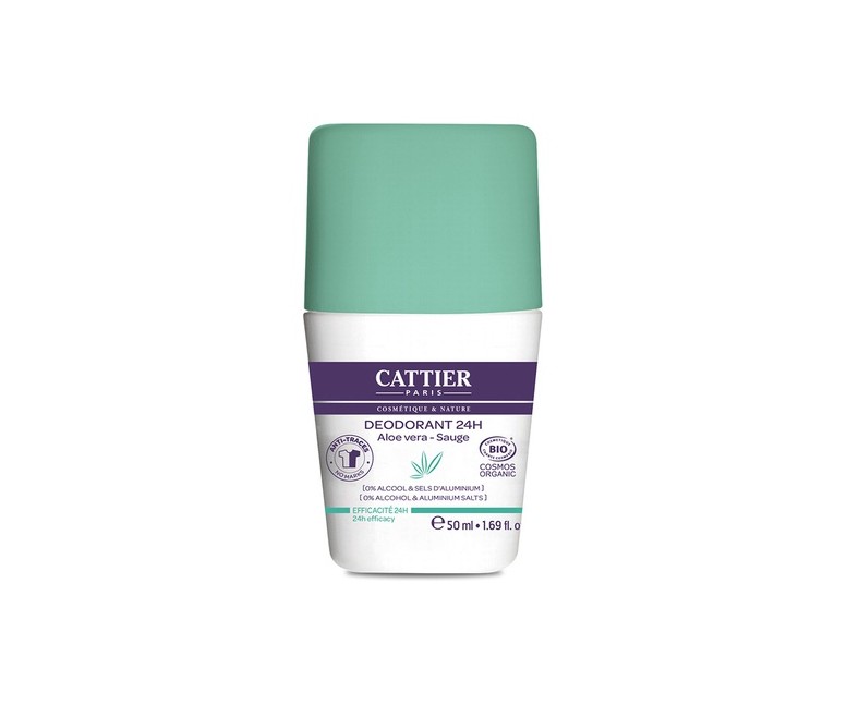 Desodorante 24h bio 50 ml Cattier