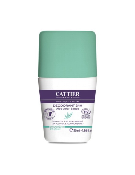 Desodorante 24h bio 50 ml Cattier