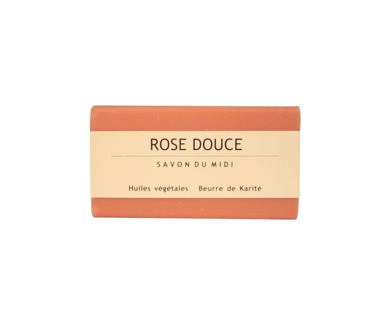 Jabón de Rosa Dulce 1 unidad de 100g Savon Du Midi