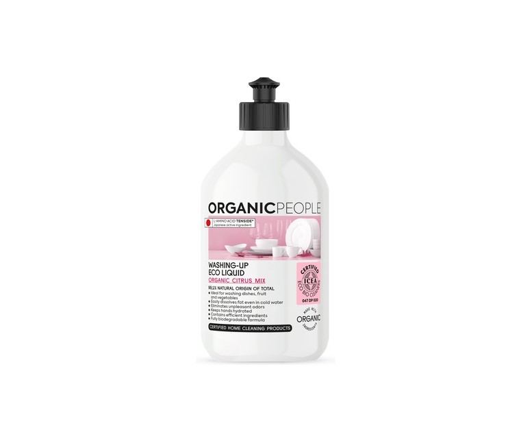 Lavavajillas líquido ecológico mix citrico 500 ml (Cítrico) Organic people