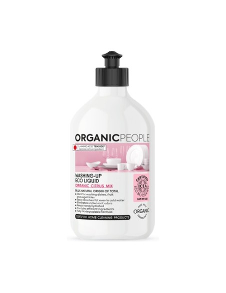 Lavavajillas líquido ecológico mix citrico 500 ml (Cítrico) Organic people