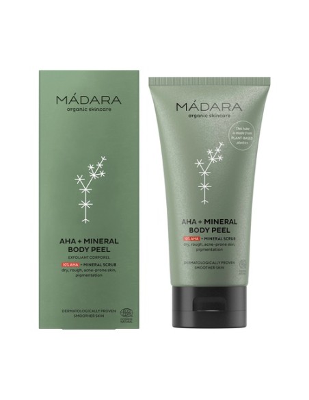 AHA+Mineral exfoliante corporal 175 ml de crema Mádara