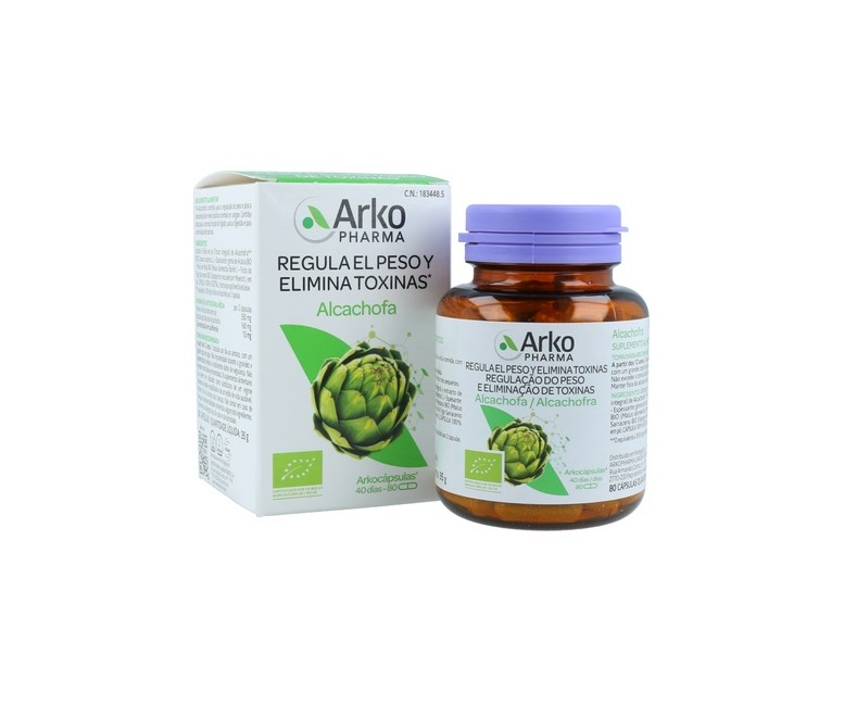 Arkocápsulas Alcachofa BIO 80 cápsulas Arkopharma