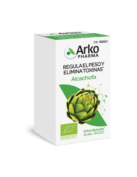 Arkocápsulas Alcachofa Bio 40 cápsulas Arkopharma