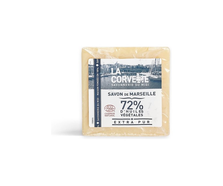 Jabón marsella cubo extra puro 1 unidad de 500g La Corvette