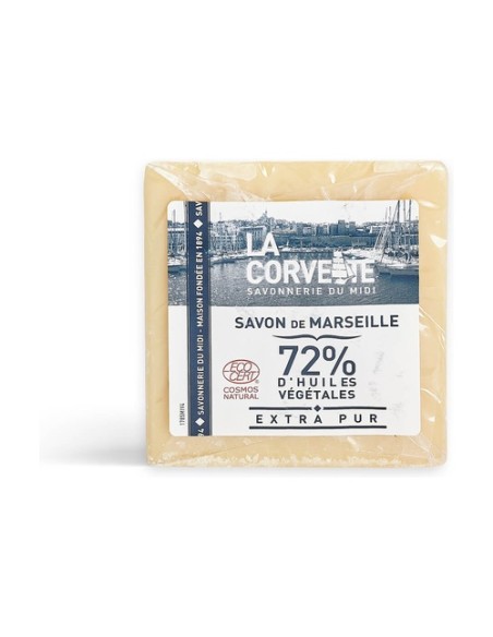 Jabón marsella cubo extra puro 1 unidad de 500g La Corvette