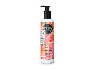Gel de ducha energizante orgánico de pomelo y limón