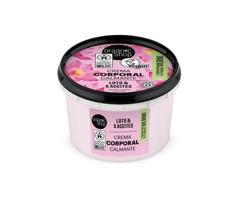 Crema corporal Loto Indio 250 ml de crema Organic Shop