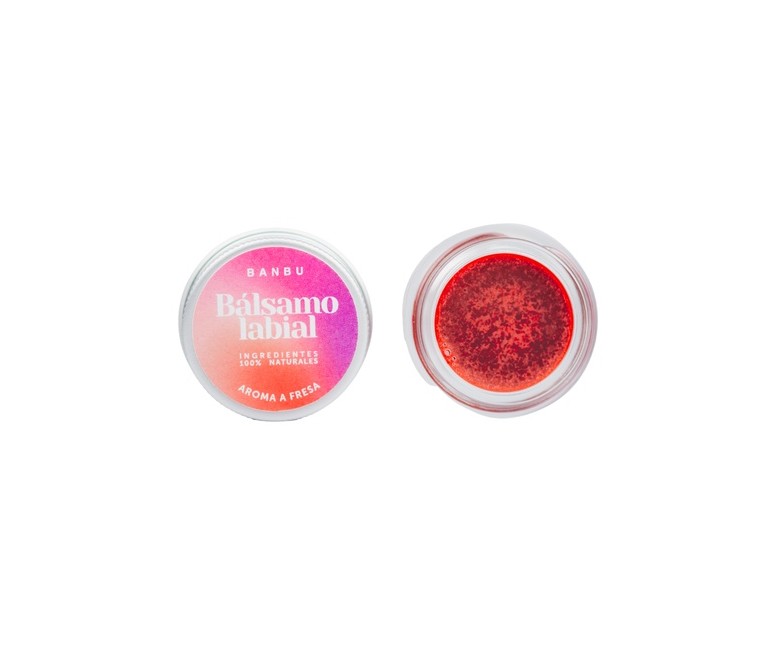 Bálsamo labial de fresa 5 g (Fresa) Banbu