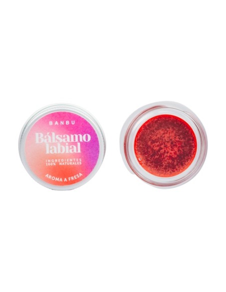 Bálsamo labial de fresa 5 g (Fresa) Banbu