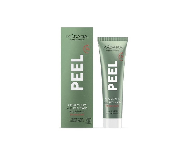 Peel nº7 mascarilla exfoliante arcilla cremosa aha 60 ml de crema Mádara