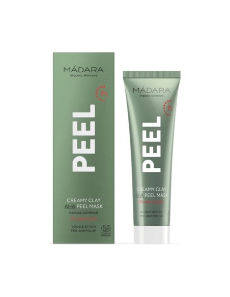 Peel nº7 mascarilla exfoliante arcilla cremosa aha 60 ml de crema Mádara