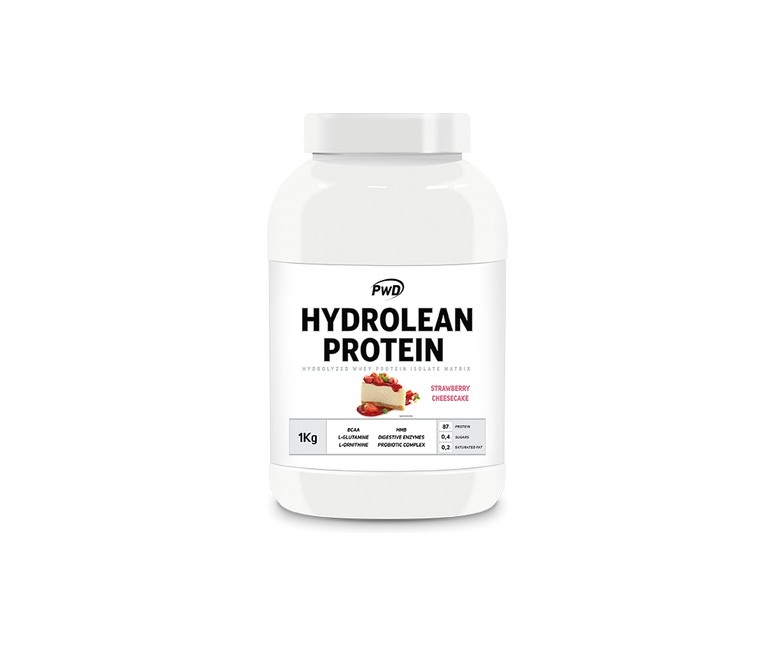 Hydrolean Protein cheesecake de fresa 1 kg de polvo Pwd