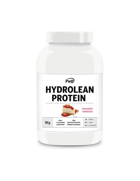 Hydrolean Protein cheesecake de fresa 1 kg de polvo Pwd