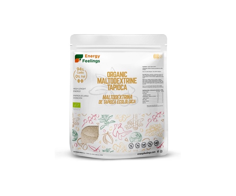 Maltodextrina eco de tapioca 500 g de polvo Energy Feelings