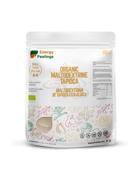 Maltodextrina eco de tapioca 500 g de polvo Energy Feelings