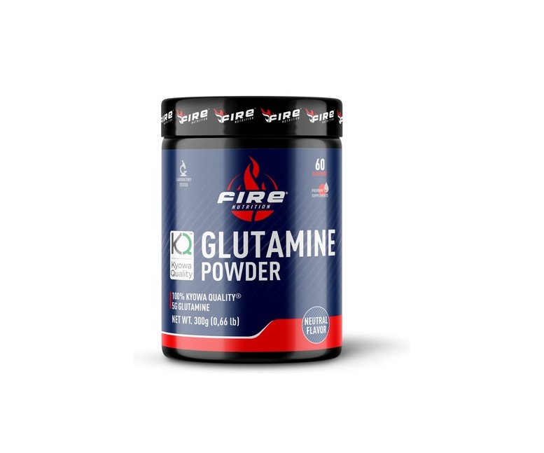 L-glutamina en polvo Kyowa 300 g de polvo (Neutro) Fire