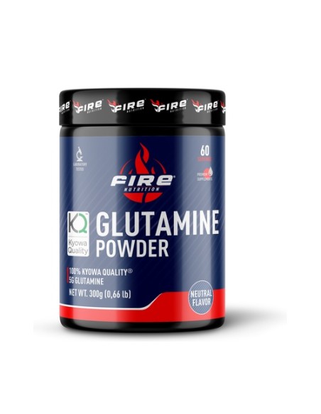 L-glutamina en polvo Kyowa 300 g de polvo (Neutro) Fire