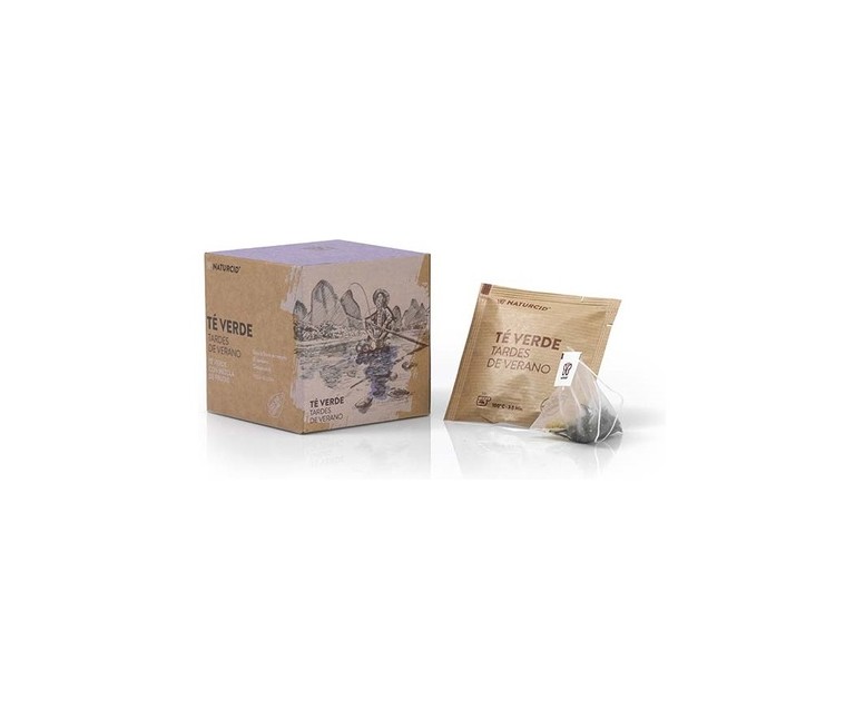 Infusión de té verde tardes de verano Eco 10 unidades de 1.7g NATURCID