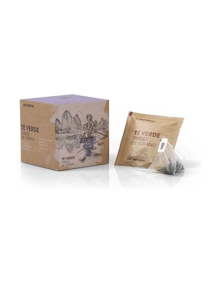 Infusión de té verde tardes de verano Eco 10 unidades de 1.7g NATURCID