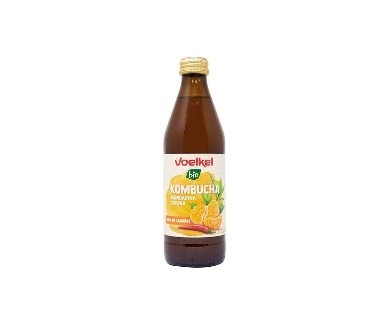 Kombucha de mandarina y cayena 330 ml (Mandarina) Voelkel
