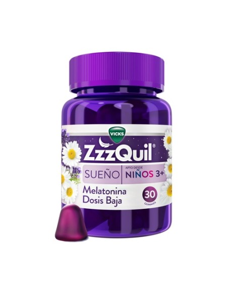 ZzzQuil Sueño Niños 30 gominolas ZZZQuil