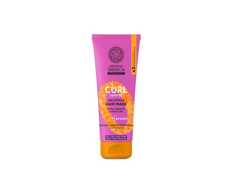 Mascarilla capilar con proteínas curl control Oblepikha O 200 ml Natura Siberica