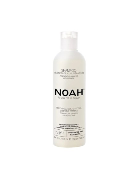 Champú regenerador con aceite de argán 250 ml Noah