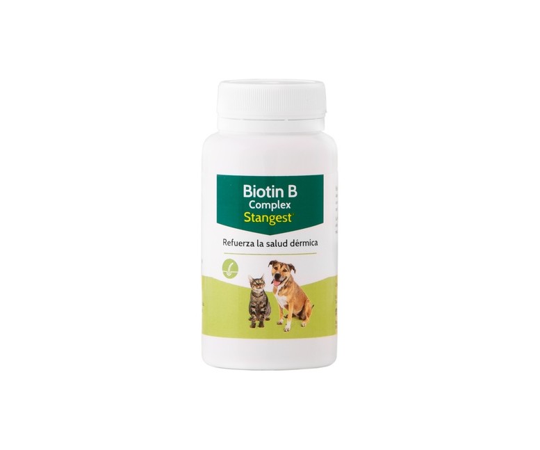 Biotina B complex salud dérmica perros y gatos 100 comprimidos Stangest