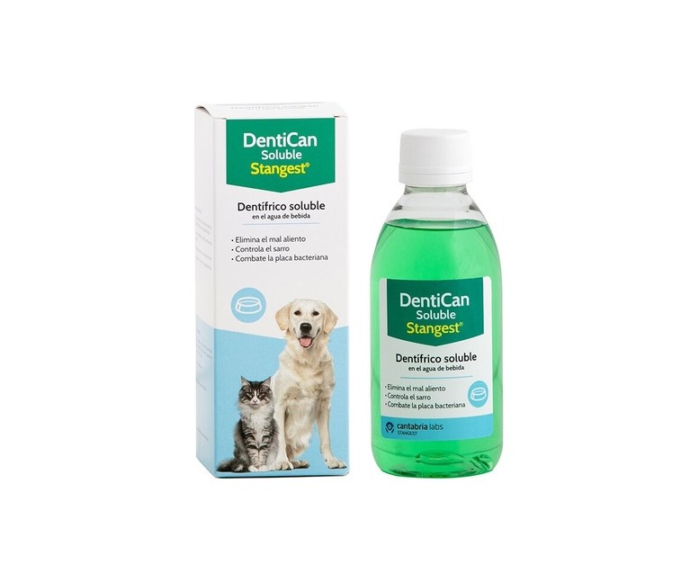 Dentican soluble - dentífrico soluble para mascotas 250 ml Stangest