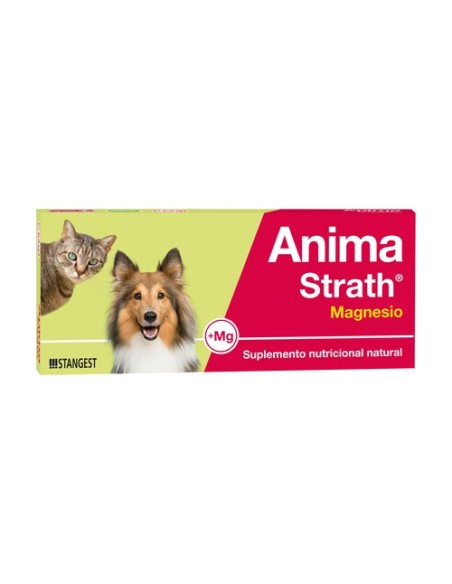 Anima strath magnesio natural perros y gatos 40 comprimidos Stangest