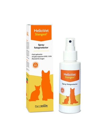 Heliovet Spray fotoprotector mascotas SPF50 80 ml Stangest