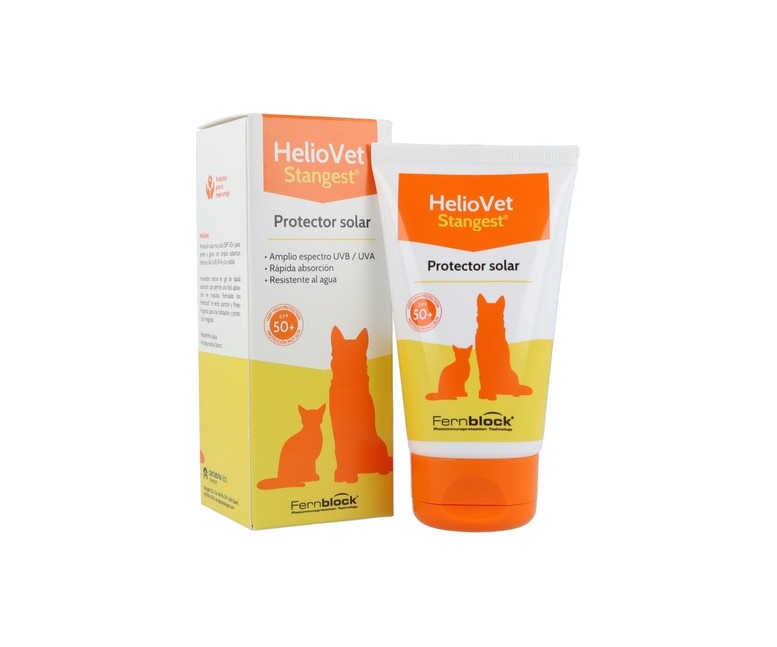 Heliovet protector solar mascotas SPF50+ 50 ml de crema Stangest