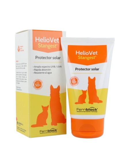 Heliovet protector solar mascotas SPF50+ 50 ml de crema Stangest