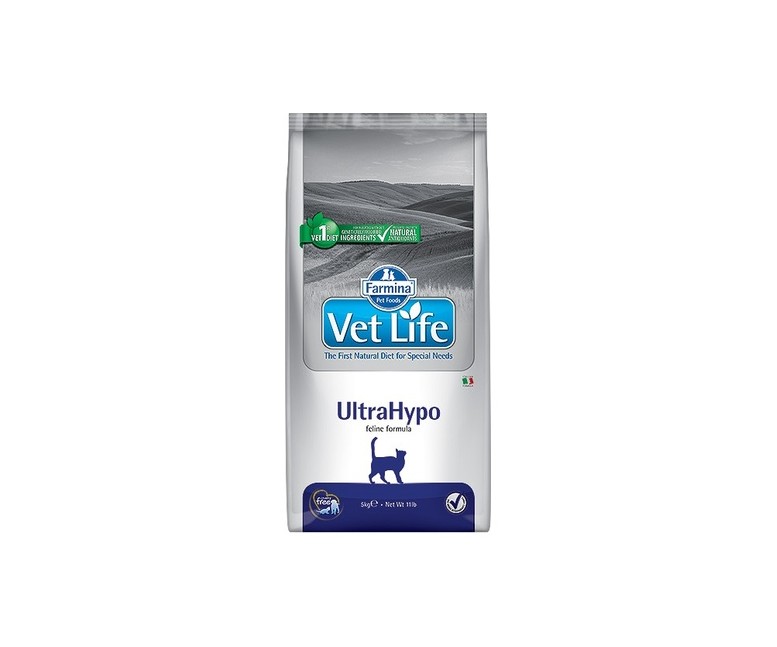 Vet life UltraHypo para gatos 5 kg Farmina