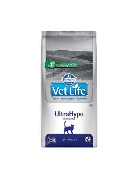 Vet life UltraHypo para gatos 5 kg Farmina