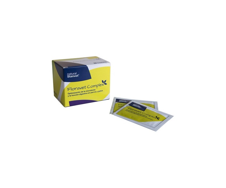 Floravet complex función digestiva perros y gatos 25 sobres de 2g Stangest