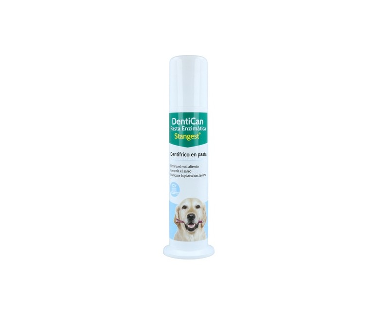 Dentican Dentífrico en pasta para perros 100 ml de crema Stangest