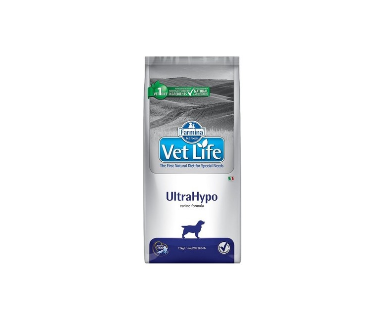 Vet life UltraHypo para perros 12 kg Farmina