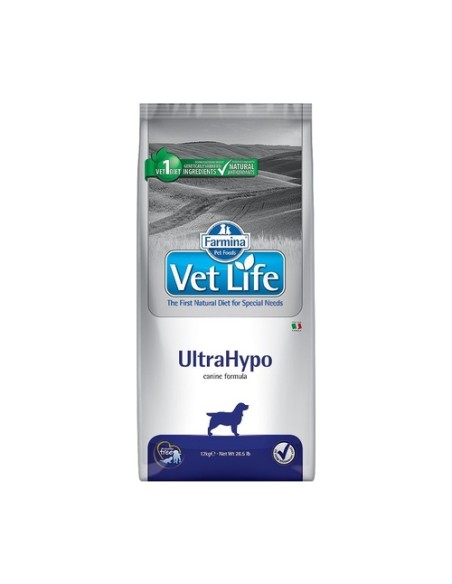Vet life UltraHypo para perros 12 kg Farmina