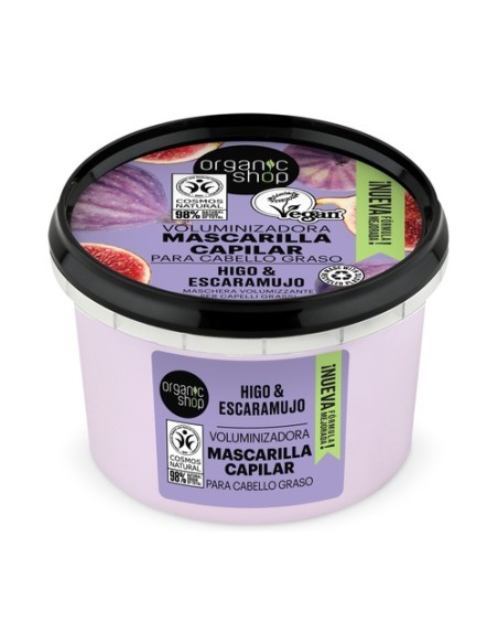 Mascarilla capilar voluminizadora higo y escaramujo 250 ml Organic Shop
