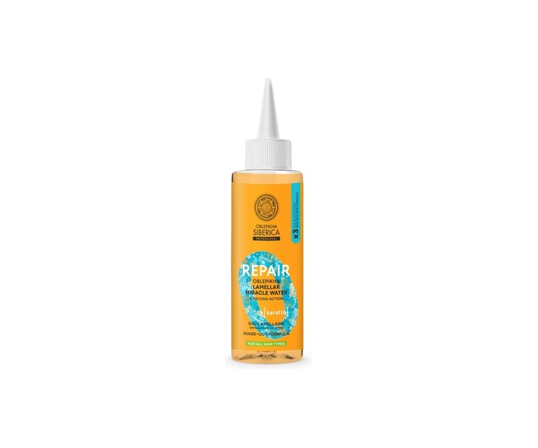 Agua lamelar reparadora de queratina Oblepikha O 200 ml Natura Siberica