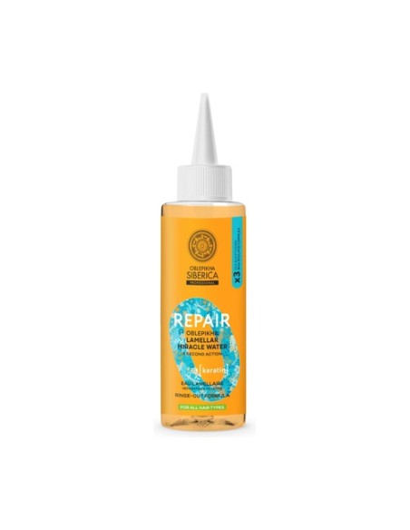 Agua lamelar reparadora de queratina Oblepikha O 200 ml Natura Siberica
